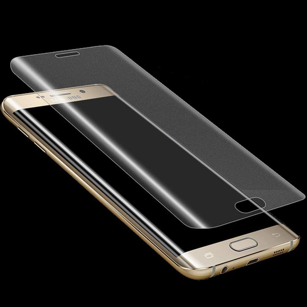 Tingtong Full Coverage Edge-to-Edge 5D Tempered Glass Screen Protector for Samsung Galaxy S7 Edge (Transparent)