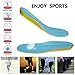 Vsonker for PU Memory Foam Insoles, Arch Support Sports Comfortable Breathable Insoles for Men Women and Kids, Inserts Providing Shock Absorption and Cushioningthumb 3