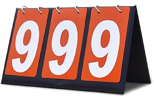 Waterproofs Score Board Tabletop Flipping Scoreboard Scores Keeper Flippers for Basketball Volleyballs Table