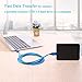 Note 3 Charger Cable, Besgoods 2-Pack 6ft Braided USB 3.0 Cable - A Male to Micro B Cable Fast Charger Cord Compatible External Hard Drive, Samsung Galaxy S5/Note 3, Note Pro 12.2 - Blue
