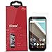 iCarez HD Clear Screen Protector for Nexus 6, 3-Pack PET Film