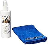Super High Gloss Piano Polish Bundle - 8oz bottle w/Microfiber Polishing Cloth - Distributed by A Fully Authorized Cory Products Dealer