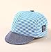 DANMY Baby Boy Girls Baseball Cap Striped Sunhat Infant Rabbit Ears Hat