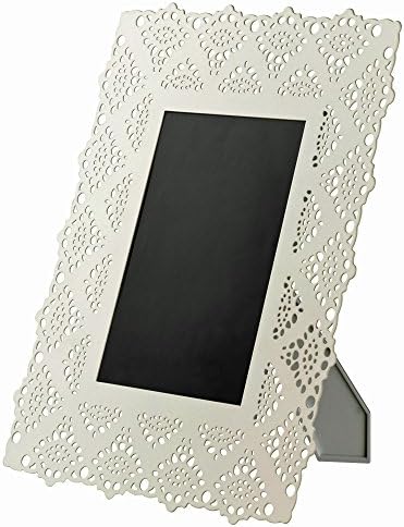 Ikea Paper Cut Style White Lace Cut Out Picture Photo Frame Vintage Style Wall Table 5 X 7"