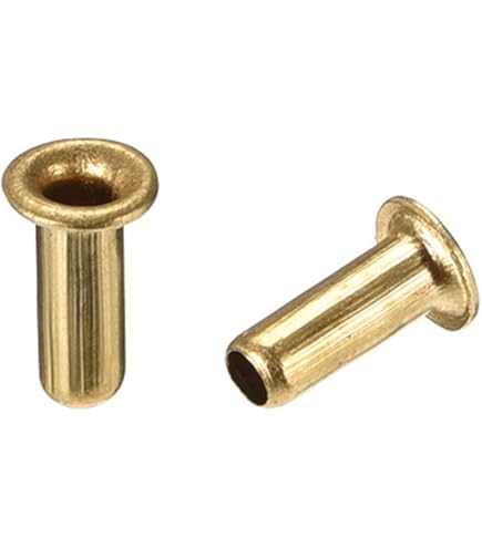 Through Hole Mechanical Fasteners 200Pcs Copper Hollow Rivets - M1.5 X ...