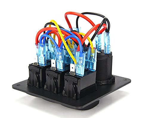 image for DCFlat 3 Gang / 4 Gang / 6 Gang / 8 Gang Circuit LED Car Marine Boat R