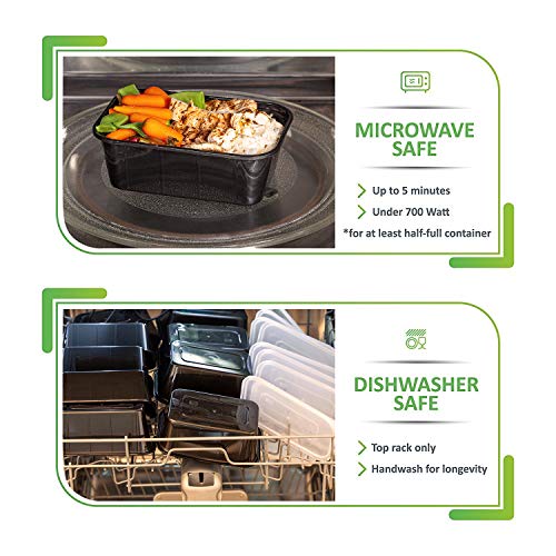 Food Containers Meal Prep Containers (30 Pack 33 Ounce) Plastic Food Containers with lids Food Prep Containers for Meal Prepping Plastic Food Storage Containers With Lids Plastic Containers With Lids
