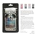 iPhone 6 Case, iPhone 6S Case, Crazy Panda Luxury Bling Glitter Sparkle Flexible Hard Case Liquid Infused with Glitter and Stars For Iphone 6/Iphone 6S Obtained Test Report - Stars (blue)