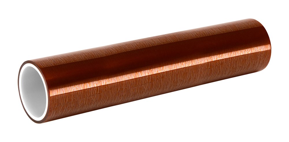 TapeCase 10-5-5413 Amber Polyimide/Silicone Adhesive/kapton Film Tape, Converted from 3M 5413, -100 to +500 Degree F Temperature Range, 5" Length, 10" Width, Roll