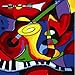 Colour Talk DIY Oil Painting, Paint by Number kit - Worldwide Famous Oil Painting Abstract Music by Picasso 16x20 Inch