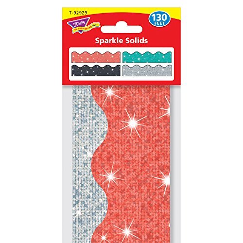 TREND enterprises, Inc. T-92929 Sparkle Solids Terrific Trimmers, Variety Pack, 130' - Thumbnail 2