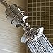 Aqua Elegante Luxury Shower Filter - 6 Month Cartridge And Filters, Best To Remove Chlorine - Head Softener For Hard Water Showerhead - Chrome