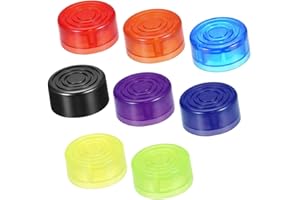 8pcs Multi Colors Guitar Effect Pedal Cap，Guitar Effect Pedal Footswitch Topper Nail Cap