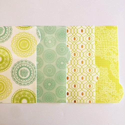 Personal Filofax Planner Dividers - Fresh Green Spring!