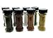 Nakpunar 8 pcs Glass Spice Jars with Black Lids - Shaker Dispenser and Pour Caps With Hot Seal