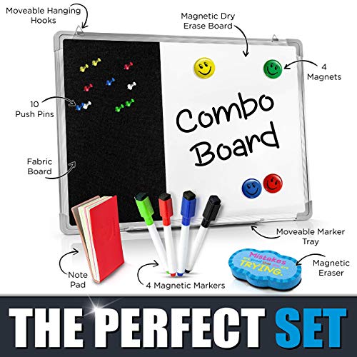 4 Combination+Magnetic+Whiteboard+Bulletin+Cubicle