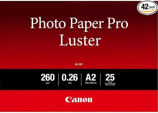 canon paper pro luster