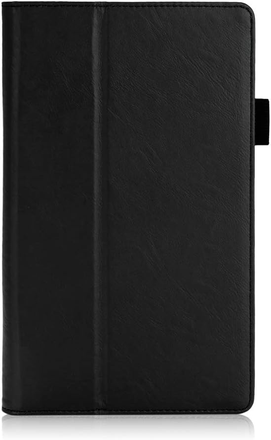 ISIN Tablet Case Series Lenovo Tab 4 8 Plus TB-8704F TB-8704N TB-8704X 8.0 Tablet Premium PU Leather Case Stand Cover with Hand Strap,Stylus Holder and Card Slots(Black)