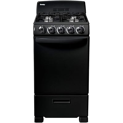 Danby 20" Gas Range with Sealed Burners - Black