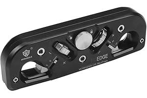 HONGDUI DJ11S Woodworking Chamfering Plane with 3 Replacement Carbide Blades Double Edge Angler Chamfering Plane