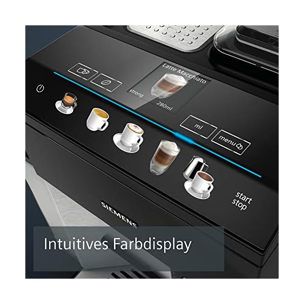 Siemens Kaffeevollautomat EQ.500 integral TQ505D09, viele Kaffeespezialitäten, Milchaufschäumer, integr. Milchbehälter… – Bild 5