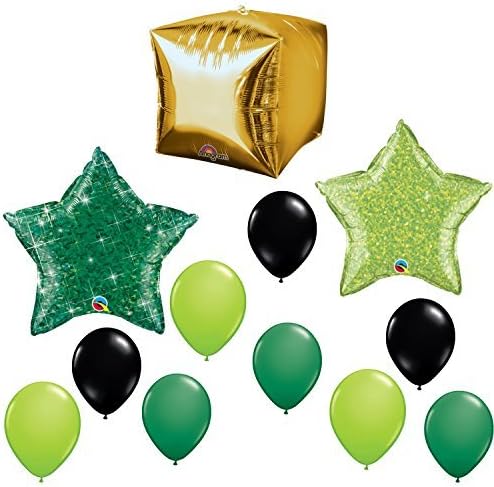 Mining Gold Pixel Balloon Decoration Kit by Angram