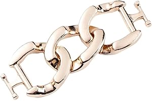 Lexziuo 1PCS Metal Shoe Clips for Loafers, Decorative Zinc Alloy Loafer Chain Accessories with Easy Installation for Women Me