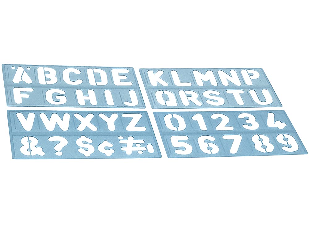 CSP 1800 Letters and Numbers Stencil 100mm