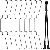 DKARDU CPU Heatsink Fan Buckles, 12cm Wire Buckle Lower Hook Type Fixing Clip Bracket for Computer Mainboard Fan Heatsink wit