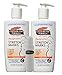 Palmer's Cocoa Butter Formula Massage Lotion For Stretch Marks with Vitamin E and Shea Butter Women Body Lotion, 8.5 Ounce (Pack of 2) w/ InPrimeTime Travel Dispenser Bottle (InPrimeTime Exclusive)
