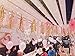 LEWOTE Tissue Paper Tassel Garland - 20pcs Tassels Per Package - 12 Inch Long Tassels(Gold/Pink/White)