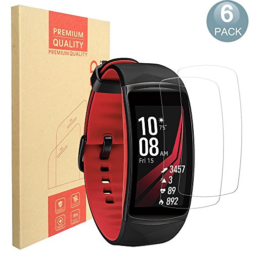 [8-pack] samsung gear fit 2 pro screen protector pulen …
