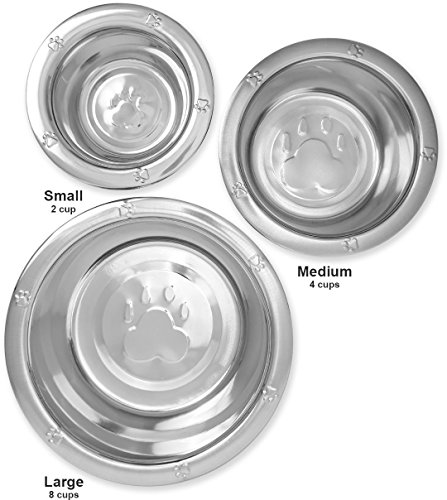 RNK Shops Dreamcatcher Stainless Steel Pet Bowl - Small (Personalized)