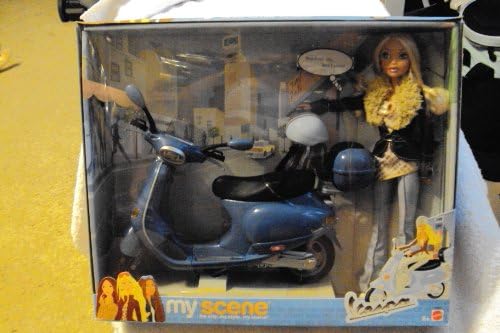My Scene Barbie With Blue Vespa