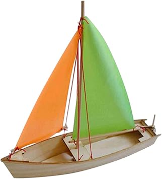 B Blesiya Diy Holz Segelboot Holzboot Boot Modellbausatz Kinder Basteln Spielzeug Amazon De Spielzeug