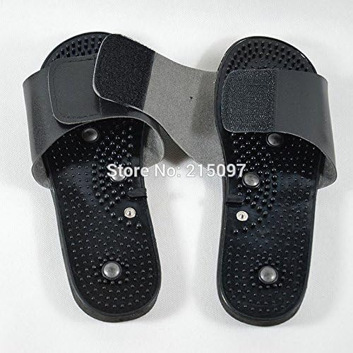 Hyalo (TM) Digital Tens Machine meridian therapy massage foot massager slipper multifunctional therapeutic ghysiothera apparatus slippers