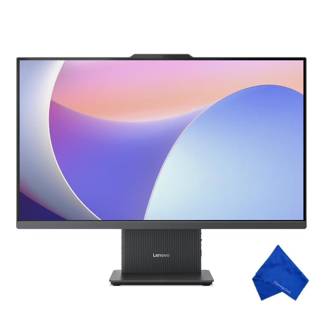 Lenovo IdeaCentre 27" FHD Non-Touch All-In-One Windows Desktop Core i5-13420H, 16GB, 512GB, Luna Grey F0HM00HCUS