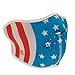 ZANheadgear Neoprene Half Face Mask, Stars and Stripes, Glow in the Dark