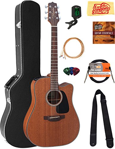 Takamine gd11mcens mahogany dreadnought cutaway acoustic-electric…