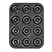 Webake Donut Pan Non-stick Mini Donut Tray Heavy Gauge 2.8 Inch Doughnut Pans for Baking 12-Cavity