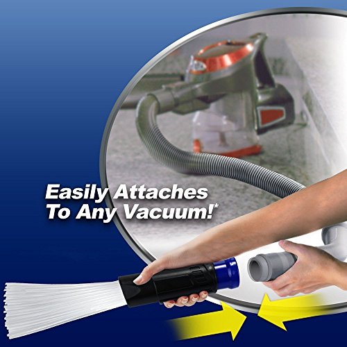 YSBER Dust Brush As Seen on TV 2018 Brush Cleaner Remover Universal Vacuum Attachment-Air Vents/Keyboards/Drawers/car/Tools/Crafts/Jewelry/Plants
