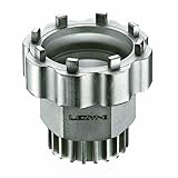 Lezyne 20 Tooth / 8 Notch Splined Bottom Bracket Socket Tool