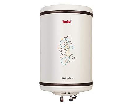 Indo Steel Storage Water Geyser (15 L, Ivory)