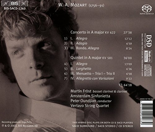 Mozart: Clarinet Concerto & Quintet