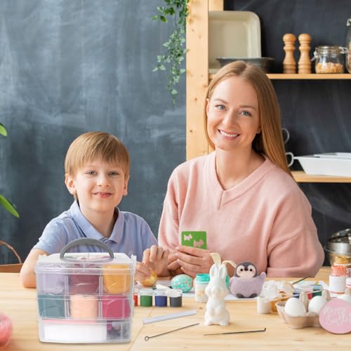 BDHYYM Wool Felt 36 Colors Needle Felt Kit with Wool Felt Tools Suitable for Beginners in Felt Craft Creative Handmade 119 Pieces