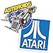 Popfunk Atari Asteroids Video Game Collectible Stickers