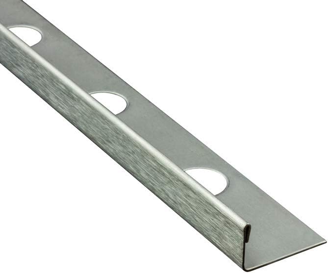 Edelstahl-Fliesenschienen L-Profil - 10x Kantenschutz Für Fliesen In 250cm Länge