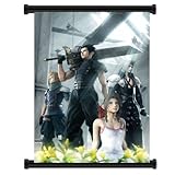 1 X Crisis Core Final Fantasy VII Game Fabric Wall Scroll Poster (16