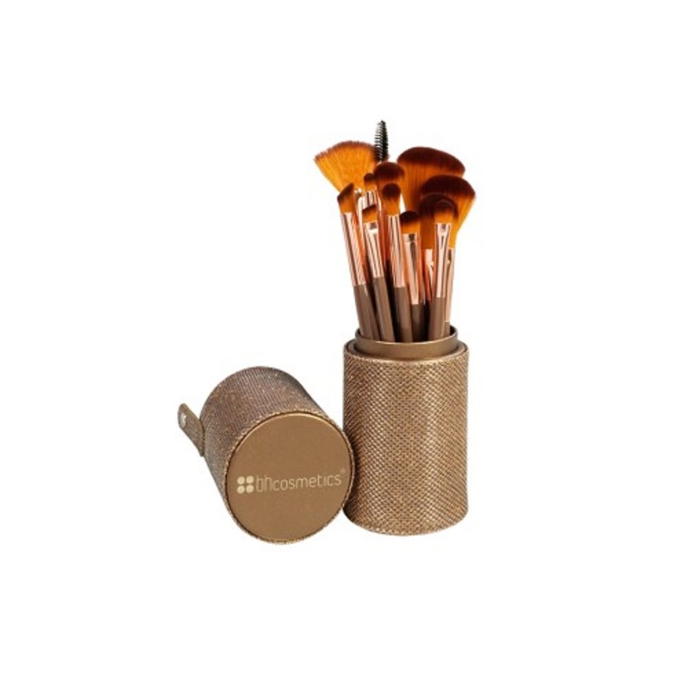 Shimmering Bronze 12 Piece Brush Set by BHCosmetics Amazon.co.uk Beauty