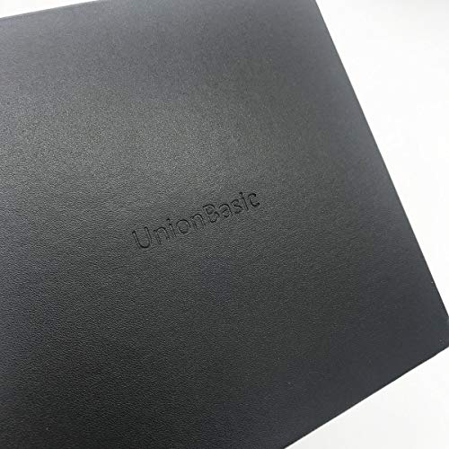 UnionBasic Flat 3-Slot Small PU Leather Drawer Tray Desk Stationery Sundries Gadget Organizer Storage Box Business Card Holder Key Container (Black) - Thumbnail 6